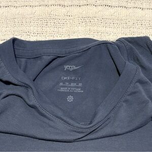 Nike Women's Yoga Dri-FIT Tank Top - Dark Blue